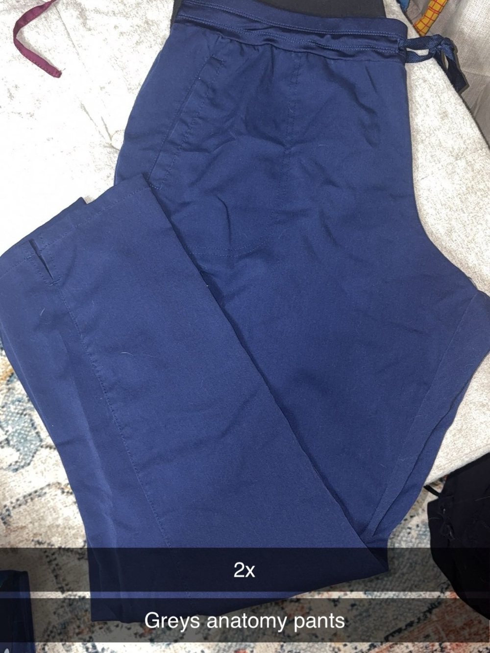Grey's Anatomy Navy Scrub pants
